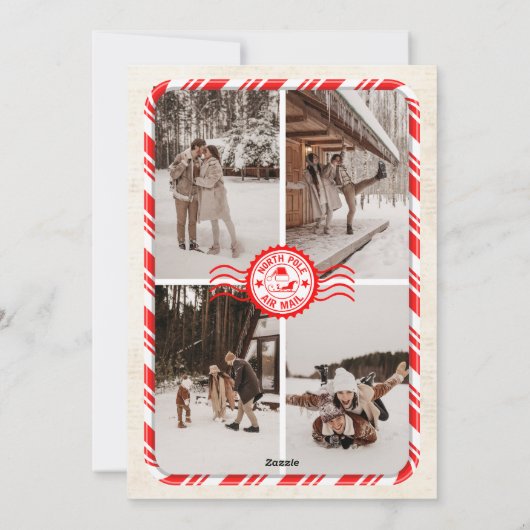 フォトポーラ表現ククリスマス シーズンカード (裏面)