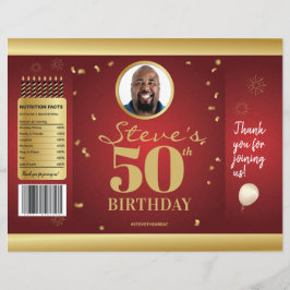 フォトマイルストーン誕生日チップバッグラッパー