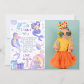 フォトマイルドマーメイドオールエイジズ誕生日 サンキューカード (正面)