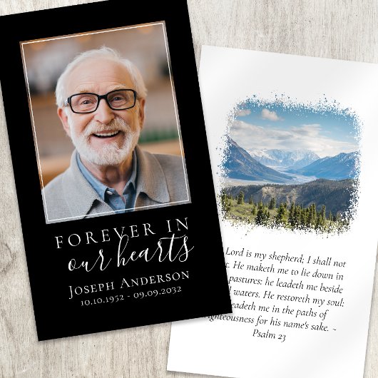 フォトマウンテンズメモリアル祈りの言葉カード