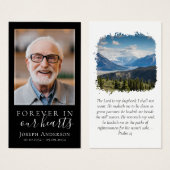 フォトマウンテンズメモリアル祈りの言葉カード (正面&裏面)