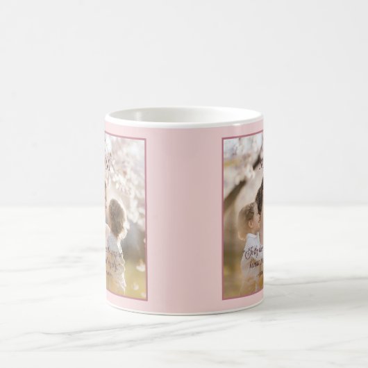 フォトマエレガントム引用文スクリプモダント コーヒーマグカップ (中央)