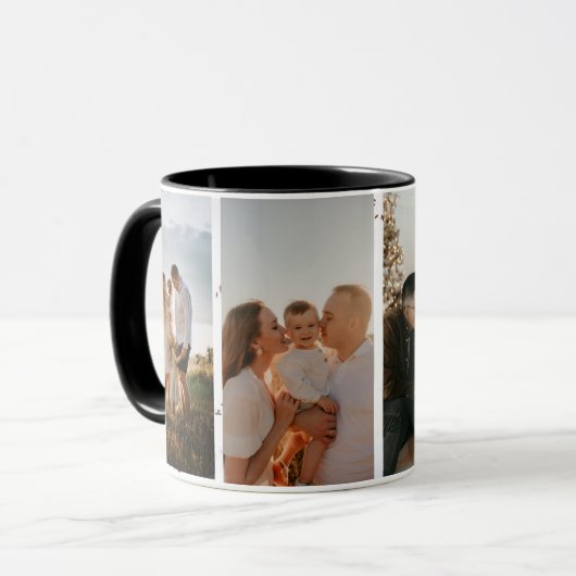 フォトマカスタムグパーソナライズされたコーヒーマグ作成 マグカップ (正面左)