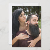 フォトマガジンBurnt Orange'sを2枚追加結婚 招待状 (裏面)