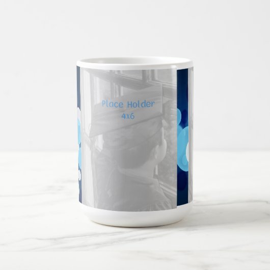 フォトマグカップテンプレート コーヒーマグカップ (中央)