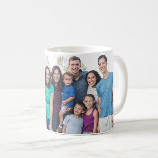 フォトマグコーヒパーソナライズされたーマグスカスタム写真 コーヒーマグカップ (正面右)