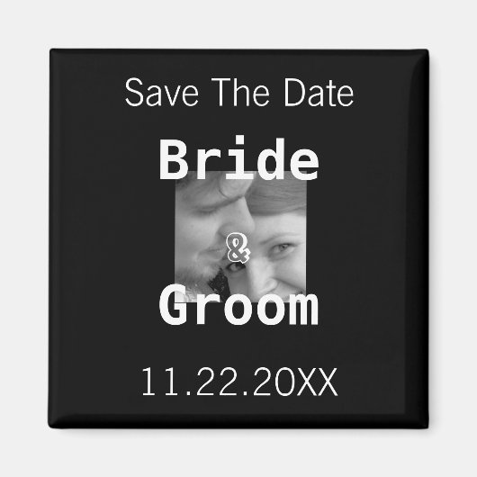 フォトマグネットの日付を保存する マグネット (正面)