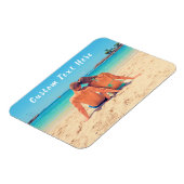 フォトマグネットギフトカスタム文字名 マグネット (左側)