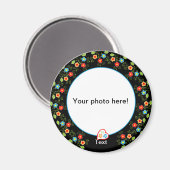 フォトマグネットテンプレート マグネット (正面/裏面)