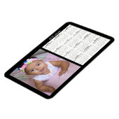 フォトマグネット2025カレンダーパーソナライズされたマグネット マグネット (左側)