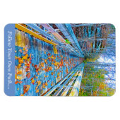 フォトマグネ後を追ットの自分の道 マグネット (横)