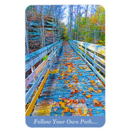 フォトマグネ後を追ットの自分の道 マグネット