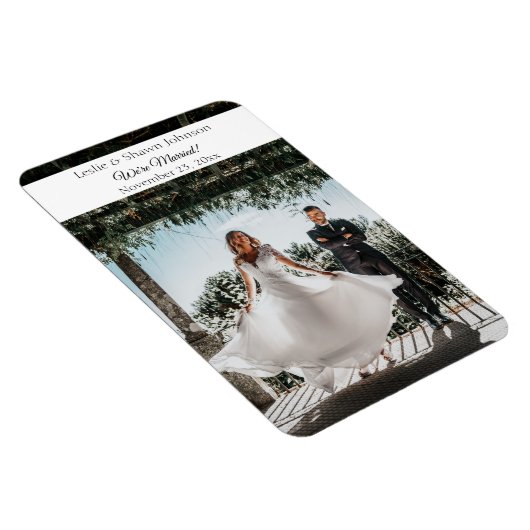 フォトマグモダンン結婚ト発表磁石 マグネット (右側)