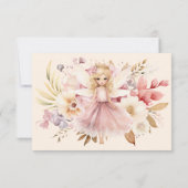 フォトマジカルフェアリーフローラガーデン1st誕生日 サンキューカード (裏面)