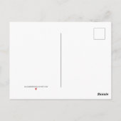 フォトマトリョシカ営巣人形クリスマスポストカード ポストカード (裏面)