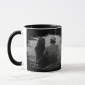 フォトマパーソナライズされたグ両側2写真マグ マグカップ (左)