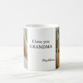 フォトマパーソナライズされたグ – カスタム写真と文字 コーヒーマグカップ (中央)