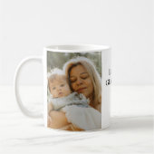 フォトマパーソナライズされたグ – カスタム写真と文字 コーヒーマグカップ (左)