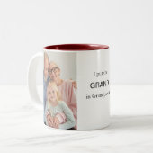 フォトマパーソナライズされたグ – カスタム写真と文字 ツートーンマグカップ (正面左)