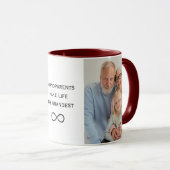 フォトマパーソナライズされたグ – カスタム写真と文字 マグカップ (正面右)