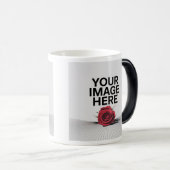 フォトマパーソナライズされたグ – コーヒーマカスタムグ モーフィングマグカップ (正面右)