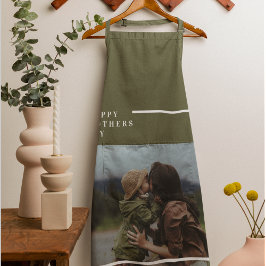 フォトマパーソナライズされたザーズの日贈り物 エプロン