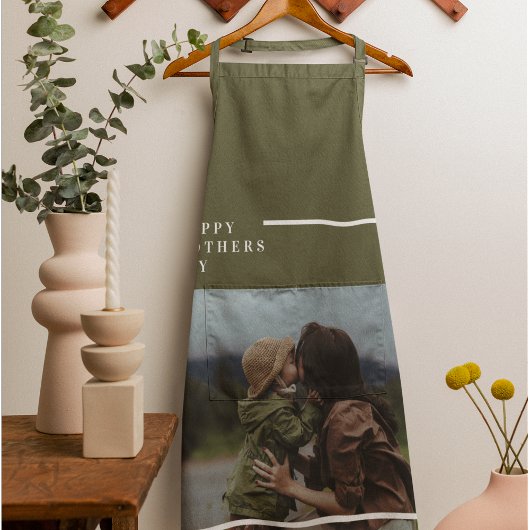フォトマパーソナライズされたザーズの日贈り物 エプロン