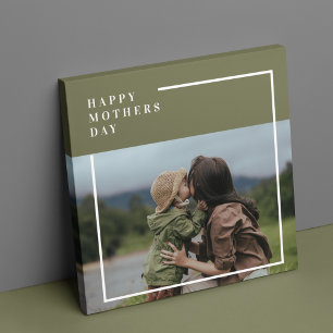 フォトマパーソナライズされたザーズの日贈り物 キャンバスプリント