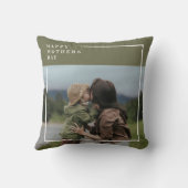 フォトマパーソナライズされたザーズの日贈り物 クッション (裏面)