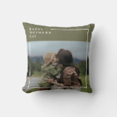 フォトマパーソナライズされたザーズの日贈り物 クッション (正面)