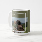 フォトマパーソナライズされたザーズの日贈り物 コーヒーマグカップ (正面左)