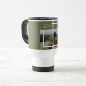 フォトマパーソナライズされたザーズの日贈り物 トラベルマグ (正面左)