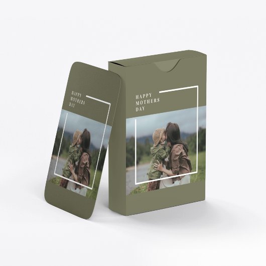 フォトマパーソナライズされたザーズの日贈り物 トランプ