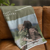 フォトマパーソナライズされたザーズの日贈り物 フリースブランケット