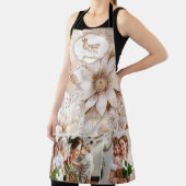 フォトマパーソナライズされたーム・クイーン・オブ・ザ・キッチン エプロン (インサイチュ)