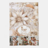 フォトマパーソナライズされたーム・クイーン・オブ・ザ・キッチン キッチンタオル (縦)