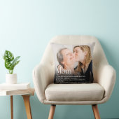 フォトママママザー定義引用文ピンク クッション (椅子)