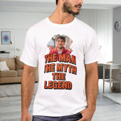 フォトマン神話の伝説の名前おもしろい誕生日 Tシャツ