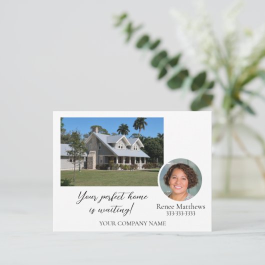 フォトマーケティングあなたのメッセージビジネス 案内ポストカード (スタンド正面)