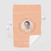 フォトマ最高のマByパースポーツエレガントゴルファーPeach ゴルフタオル (インサイチュ)