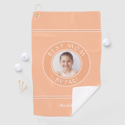 フォトマ最高のマByパースポーツエレガントゴルファーPeach ゴルフタオル (インサイチュ)