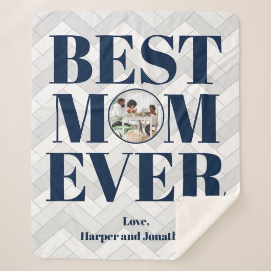 フォトマ最高のムエバーパターンシャーパ毛布 シェルパブランケット (正面)