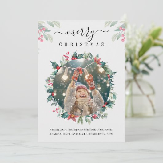 フォトミスタルトーメリークリスマスカスタム シーズンカード (スタンド正面)