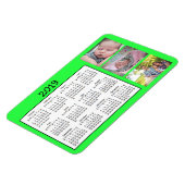 フォトミニパーソナライズされたマグネットカレンダー2018 マグネット (左側)