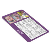 フォトミニパーソナライズされたマグネットカレンダー2018 マグネット (右側)