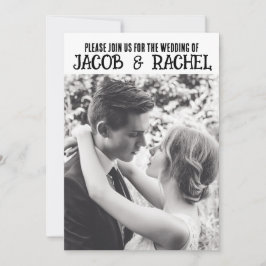 フォトミニマエレガントリスト結婚式招待状 招待状