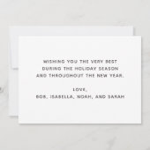 フォトミニマルなメリークリスマスカード 案内状 (裏面)