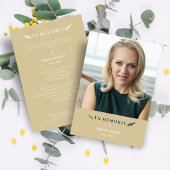 フォトミニマルフランスの主義のメモリアル愛する人々ゴールデン ノートカード