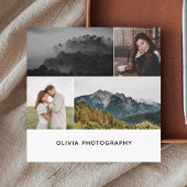 フォトミニマルモダンリスト スクエア名刺