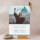 フォトミニマル卒業式パーティーの招待 招待状